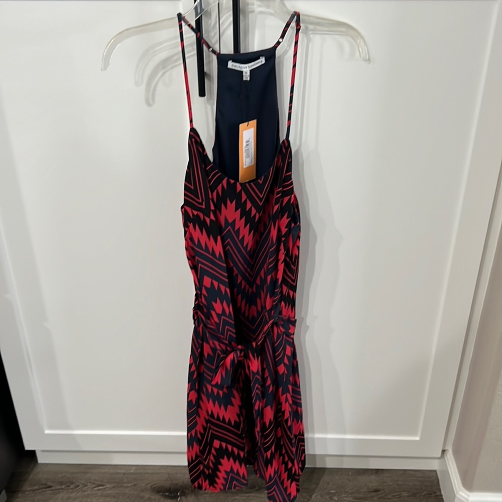 Collective Concepts Lorna Chevron Midi Dress